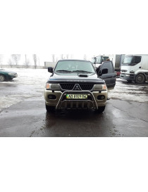 Защита переднего бампера (кенгурятник) Mitsubishi PajeroSport 1996-2006
