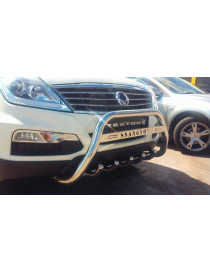 Защита переднего бампера (кенгурятник) Ssang Yong Rexton 2012+