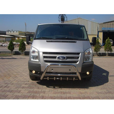 Защита переднего бампера (кенгурятник) Ford Transit 1995-2012