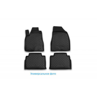 Коврики в салон NISSAN X-Trail (T31), 2007-2010, 2011->, 4 шт. (полиуретан)<br />