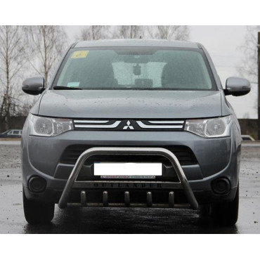 Защита переднего бампера (кенгурятник) Mitsubishi Outlander 2012+