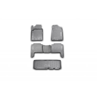 Коврики в салон NISSAN Patrol, 2010->, 5 шт. (полиуретан)<br />