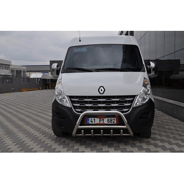 Защита переднего бампера (кенгурятник) Opel Movano 2010+