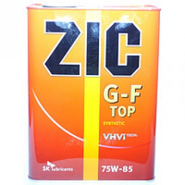 Масло трансмиссионное ZIC SK G-F TOP 75W-85 (Канистра 4л)