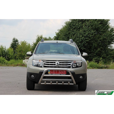 Защита переднего бампера (кенгурятник) Renault Dokker 2012+