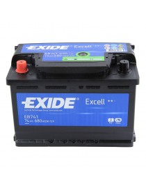 Аккумулятор 74Ah-12v Exide EXCELL(278х175х190),L,EN680