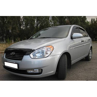 Дефлектор капота (мухобойка) HYUNDAI Accent/Verna 2006-2010