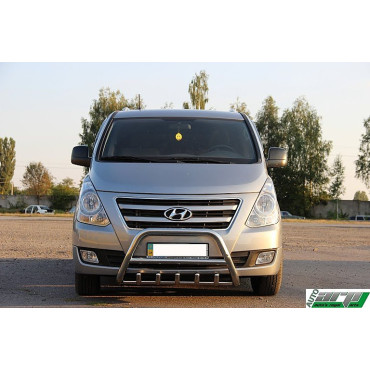 Защита переднего бампера (кенгурятник) Hyundai H-1 2008+