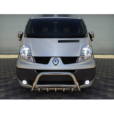 Защита переднего бампера (кенгурятник) Renault Trafic