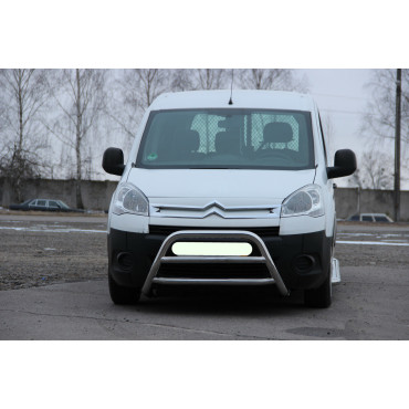 Защита переднего бампера (кенгурятник) Peugeot Partner (Tepee) 2008+