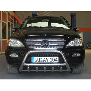 Защита переднего бампера (кенгурятник) Mercedes W163 ML 1998-2005
