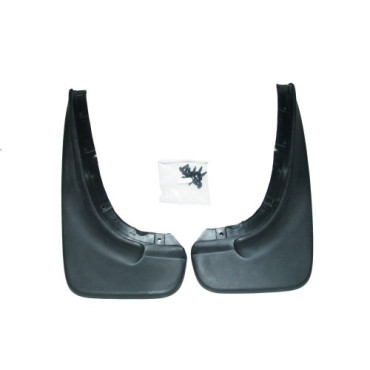 Брызговики для Mitsubishi Outlander XL (07-12) передние с порогами комплект Lada Locker