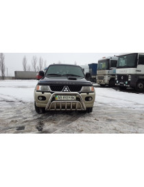 Защита переднего бампера (кенгурятник) Mitsubishi L-200 1996-2006