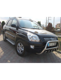 Защита переднего бампера (кенгурятник) Kia Sportage 2004-2010