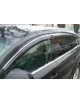 Дефлекторы окон (ветровики) Peugeot 508 2011- Combi С Хром Молдингом