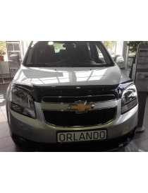 Дефлектор капота (мухобойка) Chevrolet ORLANDO 2011-