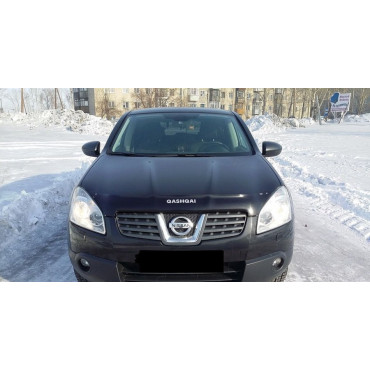 Дефлектор капота (мухобойка) NISSAN QASHQAI+2 2007-2009 logo