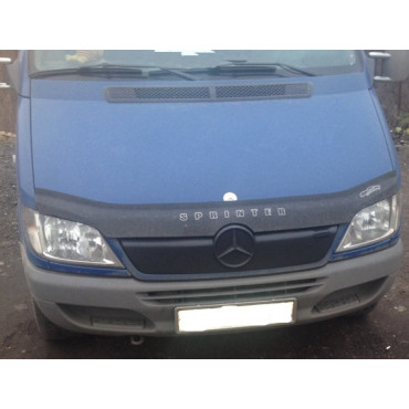 Зимняя накладка (матовая) Mercedes Sprinter CDI 2000-2002 (старая решетка)