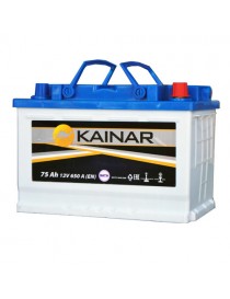 Аккумулятор 75Ah-12v KAINAR Asia (258x173x220),R,EN640