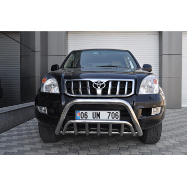 Защита переднего бампера (кенгурятник) Toyota Prado 120