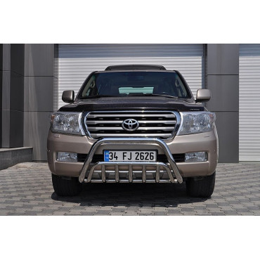 Защита переднего бампера (кенгурятник) Toyota Land Cruiser 200 V8 2008+