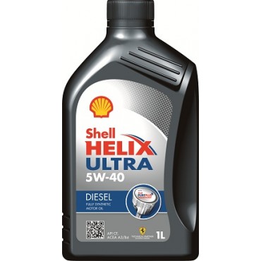Масло моторное SHELL Helix Diesel Ultra SAE 5W-40 CF (Канистра 1л)