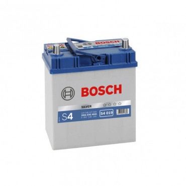 Аккумулятор 40Ah-12v BOSCH (S4019) (187x127x200),L,EN330 (Азия) тонк.клеммы