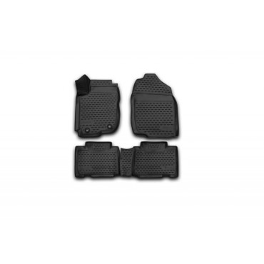 Коврики в салон для TOYOTA RAV4 2013-> 4 шт. (полиуретан) Novlive