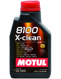 Моторное масло Motul X-CLEAN 8100 5W-40 1 л.