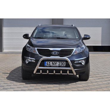 Защита переднего бампера (кенгурятник) Kia Sportage 2010+