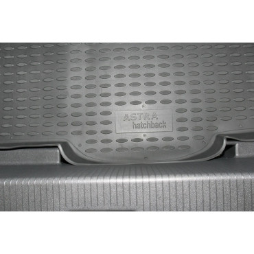 Коврик в багажник OPEL Astra 3D 2004->, хб. (полиуретан)<br />