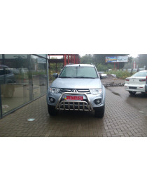 Защита переднего бампера (кенгурятник) Mitsubishi Pajero Sport 2008+