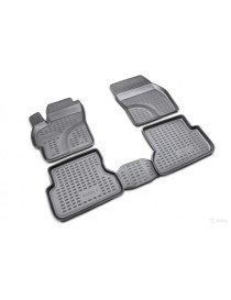 Коврики в салон для Mercedes GL (X166) (W166) (12-) полиуретан комплект Norplast