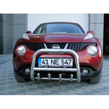 Защита переднего бампера (кенгурятник) Nissan Juke 2010+