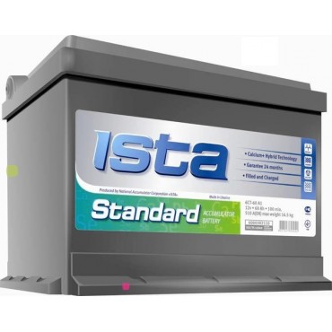 Аккумулятор 90Ah-12v ISTA Standard зал. Евро (352х175х190), R, EN 760