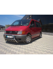Защита переднего бампера (кенгурятник) Mercedes Vito 1996-2003