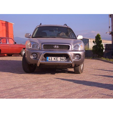Защита переднего бампера (кенгурятник) Hyundai Santa Fe 2002-2006