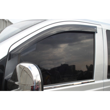 Дефлекторы окон (ветровики) Volvo V50 2005-2012 (ПЕРЕДНИЕ 2шт)