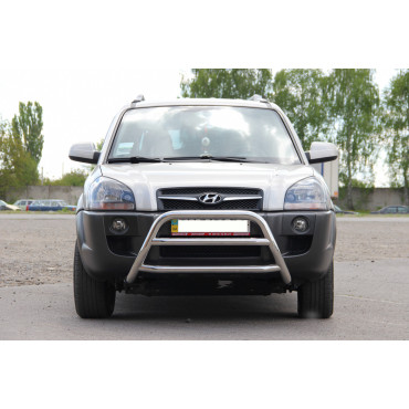 Защита переднего бампера (кенгурятник) Hyundai Tucson 2004+