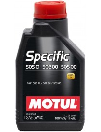 Моторное масло Motul SPECIFIC 505 01 502 00 505 00 5W-40 1 л.