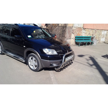 Защита переднего бампера (кенгурятник) Mitsubishi Outlander 2003-2006