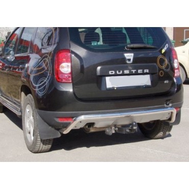 Защита задняя Dacia/Renault Duster 2010+ /изогнутая