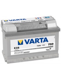 Аккумулятор 74Ah-12v VARTA SD(E38) (278x175x175),R,EN750