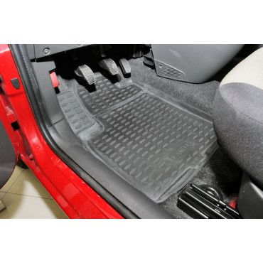 Коврики в салон FIAT Panda 2003->, 4 шт. (полиуретан)<br />
