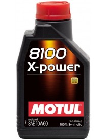 Моторное масло Motul X-POWER 8100 10W-60 1 л.
