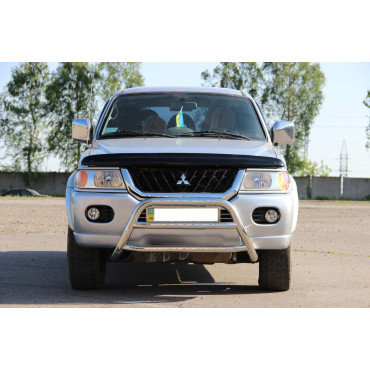Защита переднего бампера (кенгурятник) Mitsubishi Pajero Sport 1996-2008