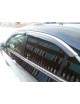 Дефлекторы окон (ветровики) Mazda 6 2012-> 4дв Sedan Хром молдинг