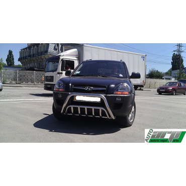 Защита переднего бампера (кенгурятник) Hyundai Tucson 2004+