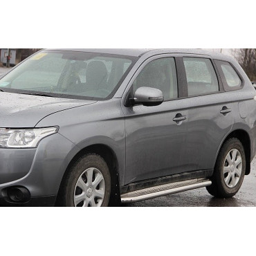Пороги Mitsubishi Outlander 2012- /диаметр 50
