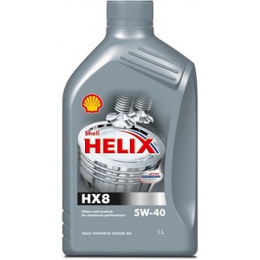 Масло моторное SHELL Helix HX8 SAE 5W-40 SN/CF (Канистра 1л)